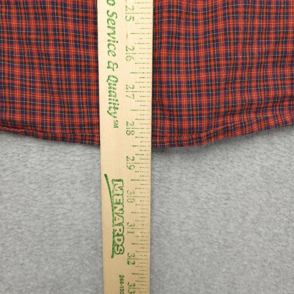 Ralph Lauren Shirt Boys XL 18-20 Red Plaid Long‎ Sleeve Button Down Pony Logo